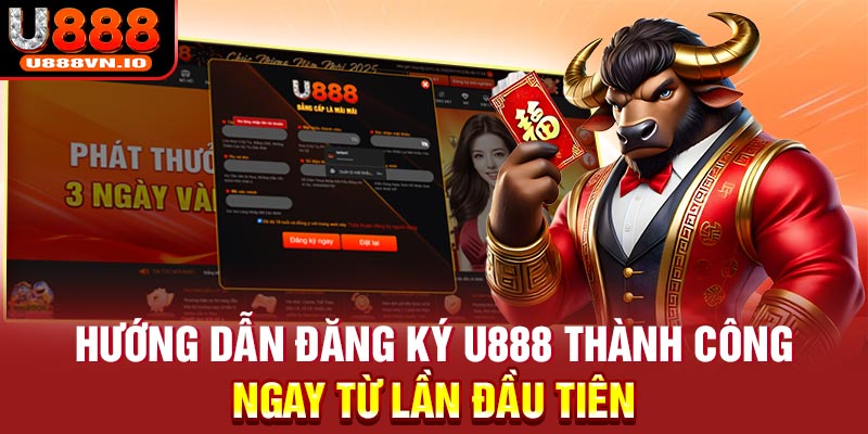 Hướng dẫn đăng ký U888 thành công ngay từ lần đầu tiên