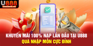 Khuyến Mãi 100% Nạp Lần Đầu Tại U888 - Quà Nhập Môn Cực Đỉnh