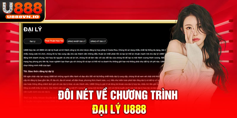 Đôi nét về chương trình đại lý U888