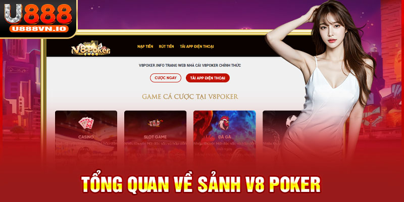 Tổng quan về sảnh V8 poker