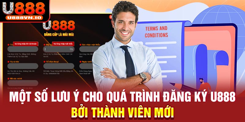 Một số lưu ý cho quá trình đăng ký U888 bởi thành viên mới