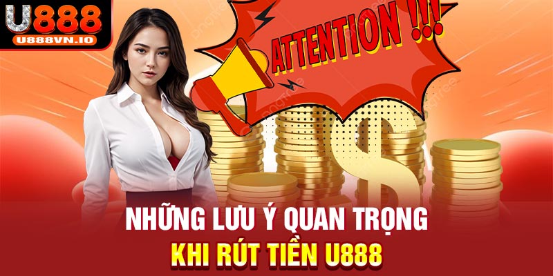 Những lưu ý quan trọng khi rút tiền u888 